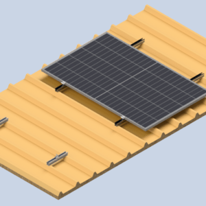 Безпрофільна система кріплення PV панелей для скатного даху на 6 панелей