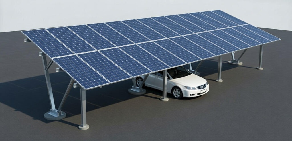 Навіси з сонячних панелей (Solar carports)